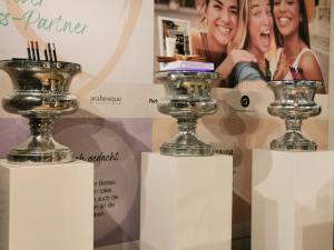 Spiegelglas Vase niedrig 2